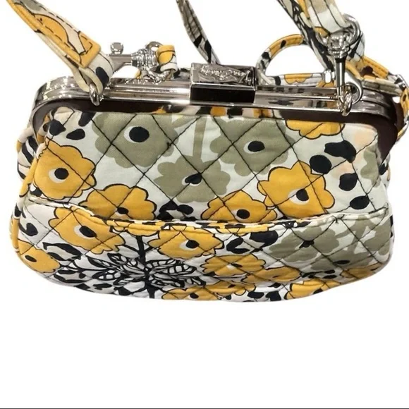 Vera Bradley Retired Go Wild Floral Animal Print Mini Frame Crossbody Bag - Picture 8 of 12